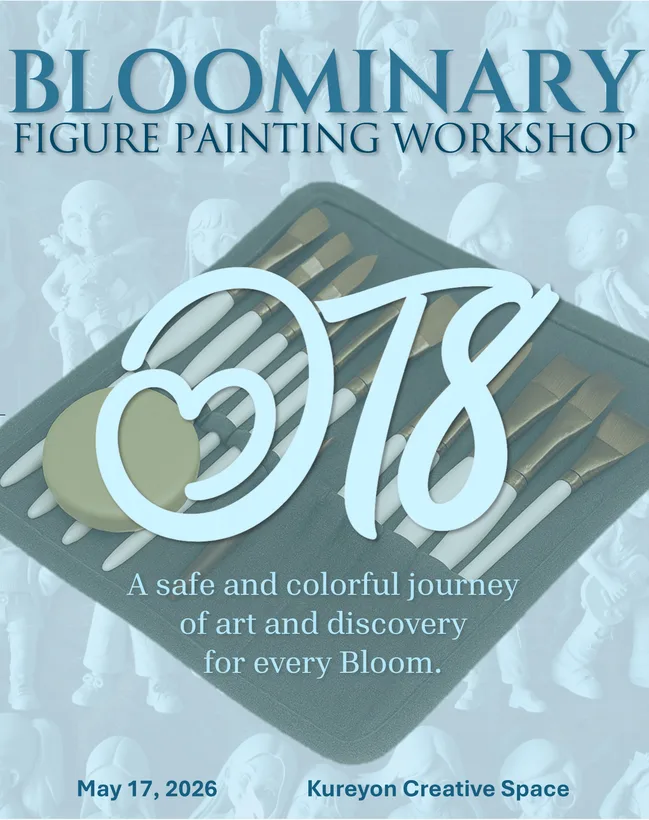 OT8 Volume 3 workshop poster for custom BINI member figure painting